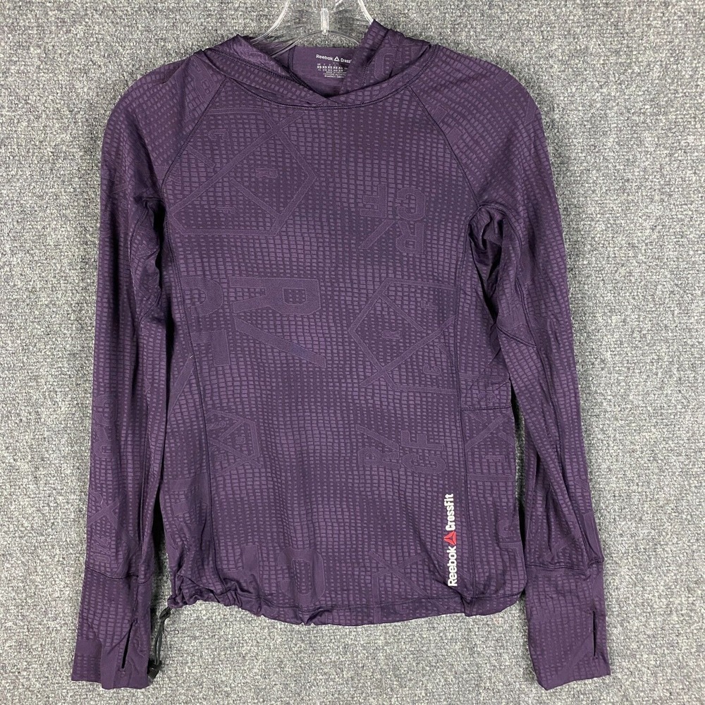 Reebok CrossFitโ Active Hoodie Women's XS Pullover Purple Adults X-Small